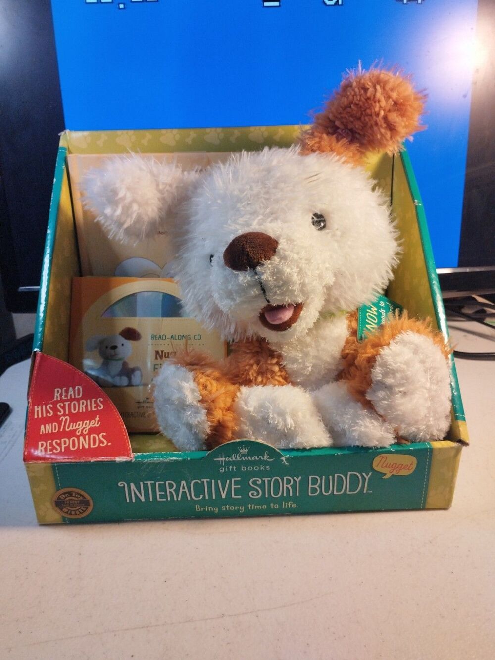 Hallmark Nugget Interactive Story Buddy With Story Book And CD - New In Package